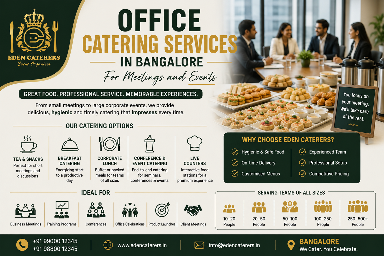 Eden Caterers — Bulk & Large-Scale Catering