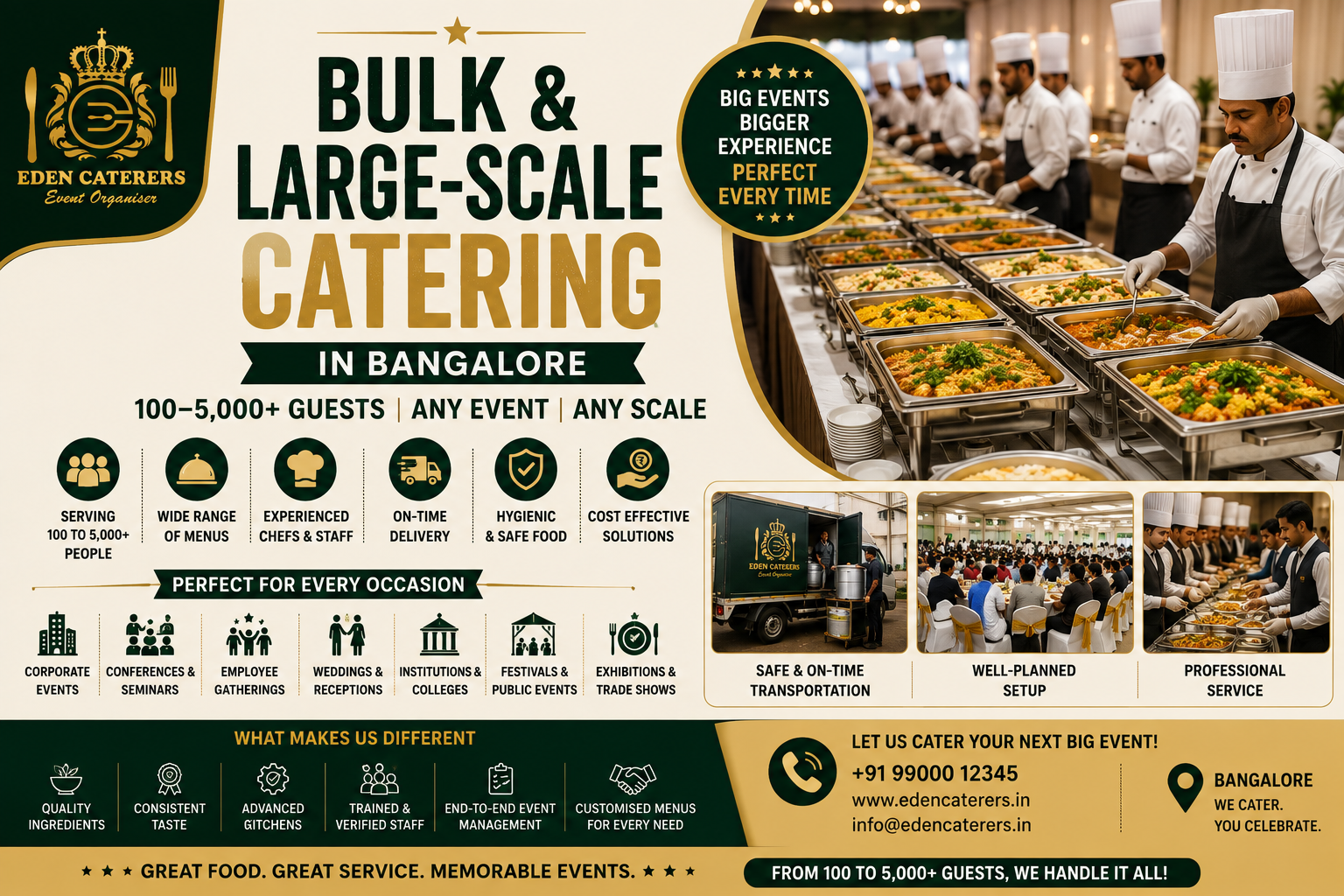 Bulk & Large-Scale Catering