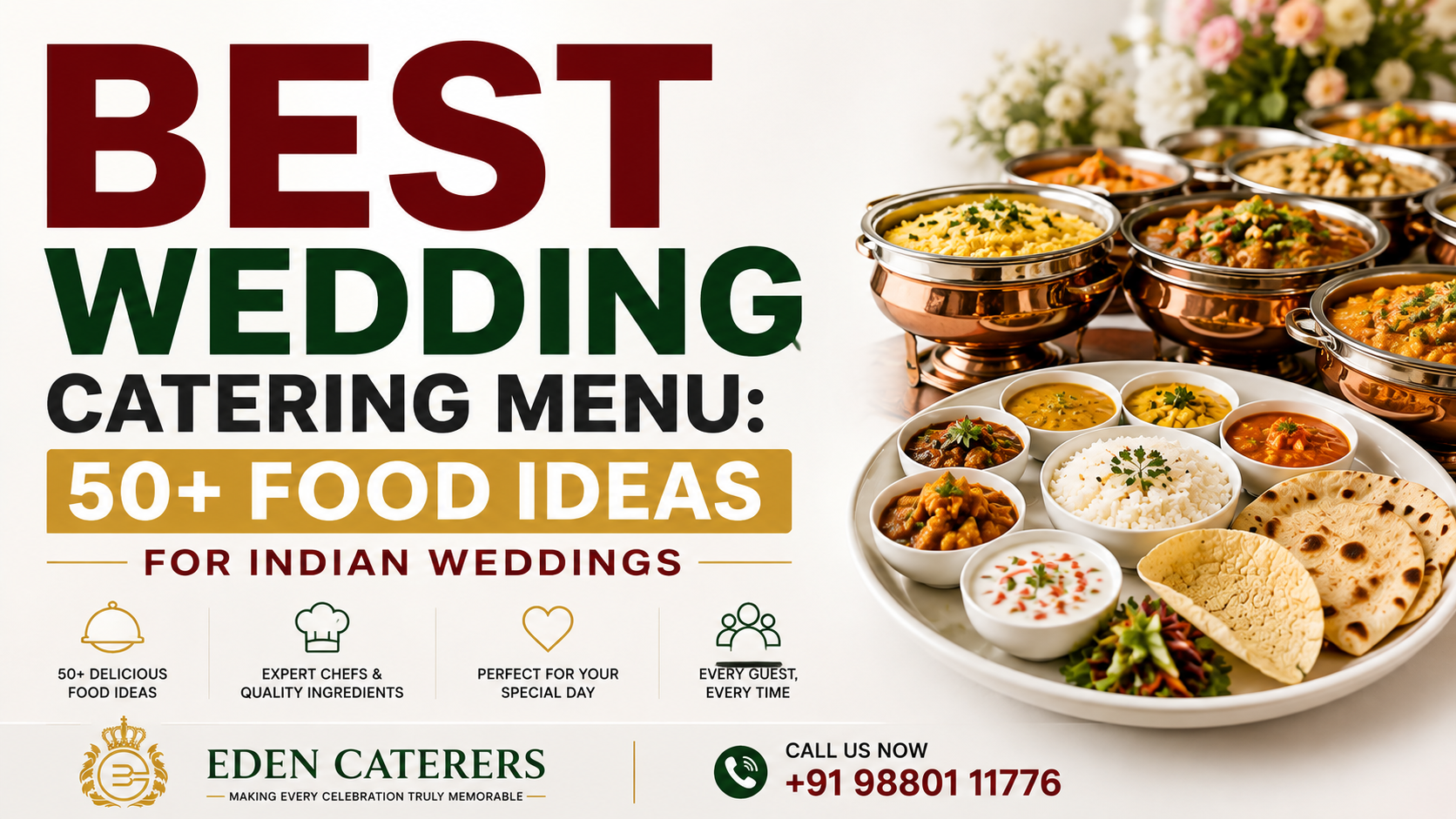 Best Wedding Catering Menu 50+ Food Ideas for Indian Weddings